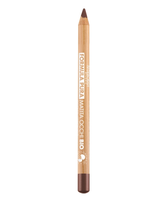 Deborah Milano Карандаш для глаз FORMULA PURA ORGANIC EYE PENCIL, тон: 02 Коричневый, 1.2г (1)