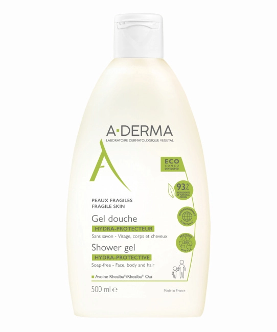 A-DERMA Увлажняющий гель для очищения тела, 500мл