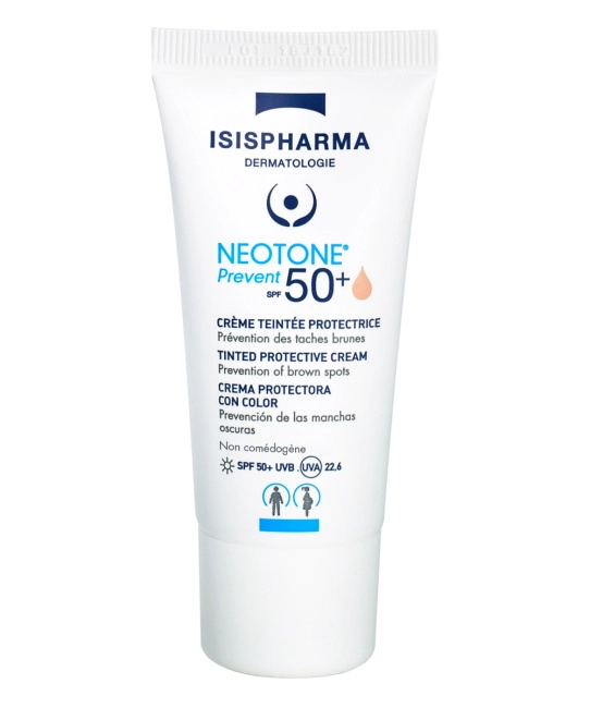 ISISPHARMA Крем тонирующий защитный от пигментных пятен SPF 50+, тон светлый, 30мл