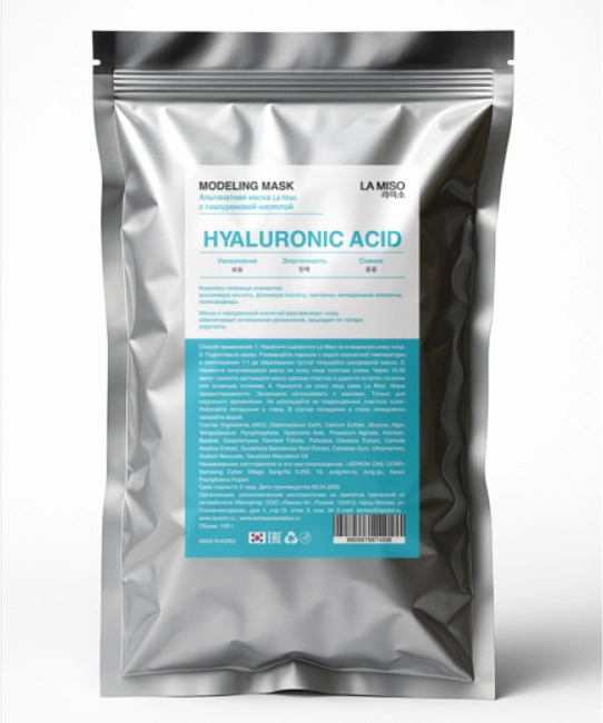 LA MISO Маска моделирующая (альгинатная) с гиалуроновой кислотой, 100г