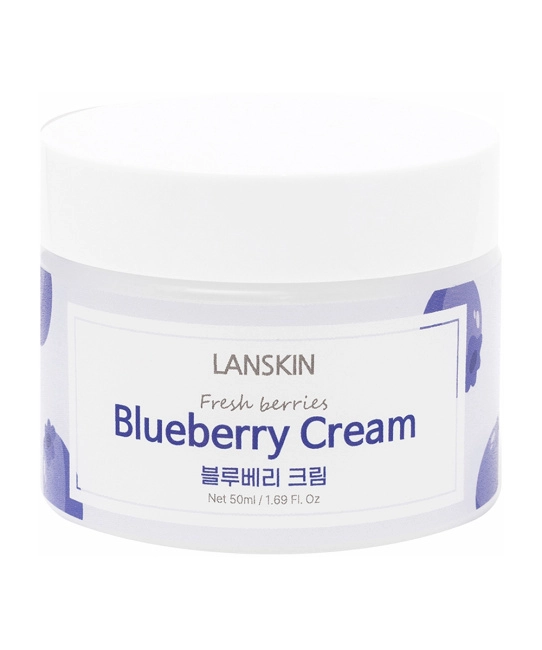 Lanskin  Питательный крем для лица с голубикой, 50мл