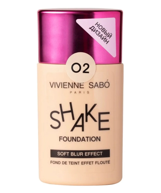 Vivienne Sabo Крем тональный "Shakefoundation" тон 02: бежевый, 25мл