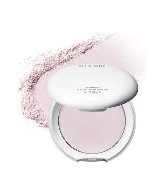 MISSHA Компактная пудра для лица Airy Pot Pressed Powder Pink, 5г (2)