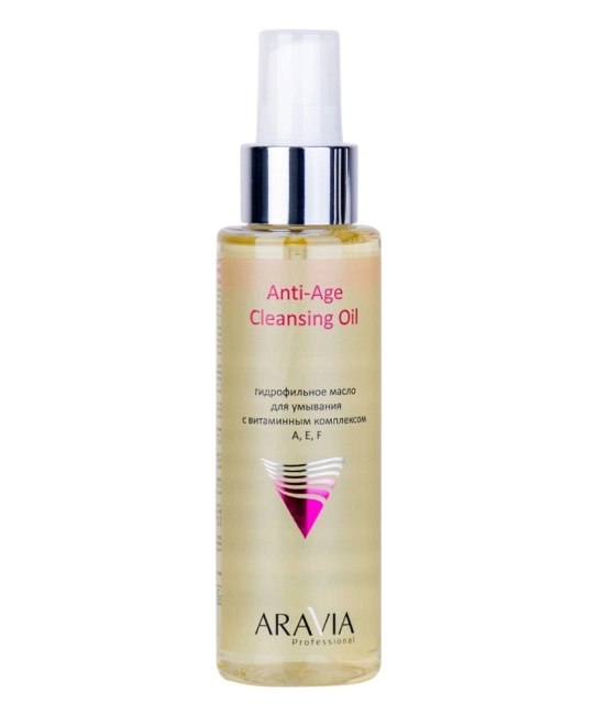Aravia Professional Гидрофильное масло для умывания с витаминным комплексом А,Е,F, 110мл