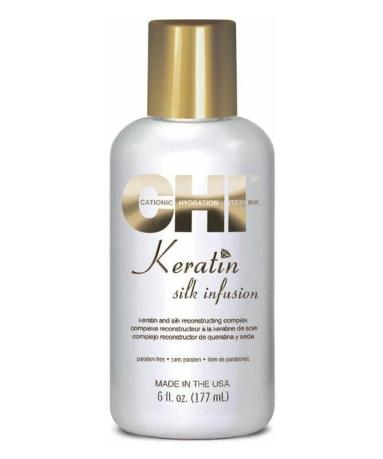 CHI Восстанавливающая сыворотка для волос на основе шелка с кератином, 177мл