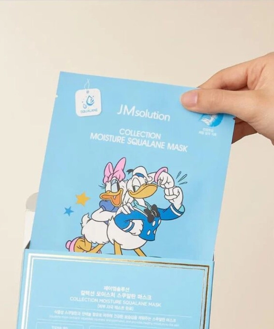 JM Solution Маска тканевая увлажняющая со скваланом Moisture Squal Mask, 30мл (1)