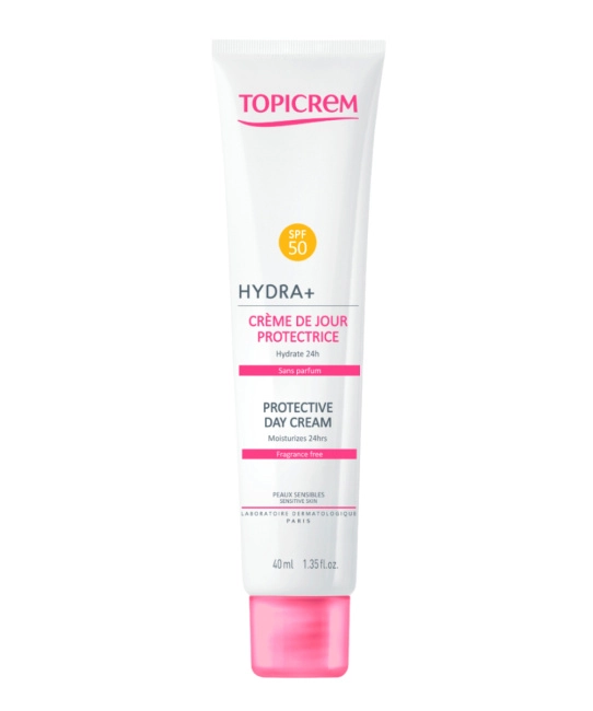 Topicrem Крем для лица дневной с защитным фактором SPF50 HYDRA+, 40мл