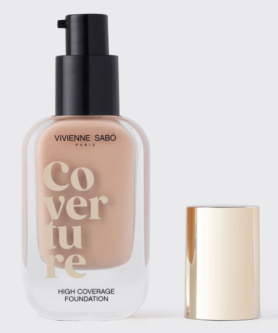 Vivienne Sabo Крем тональный с плотным покрытием "Coverture" тон 01: молочно-бежевый, 28мл (1)