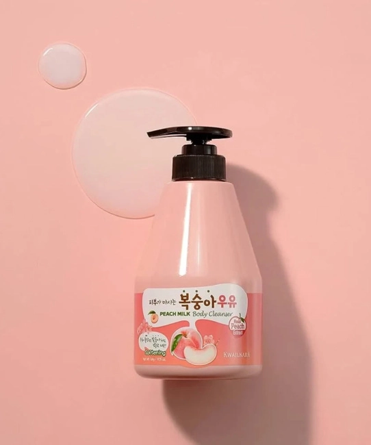 WELCOS Гель для душа персиковый, 560мл (1)