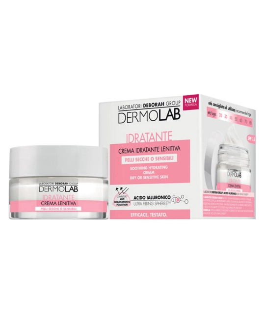 DERMOLAB Защитный увлажняющий крем для сухой и чувствительной кожи лица , 50мл (2)