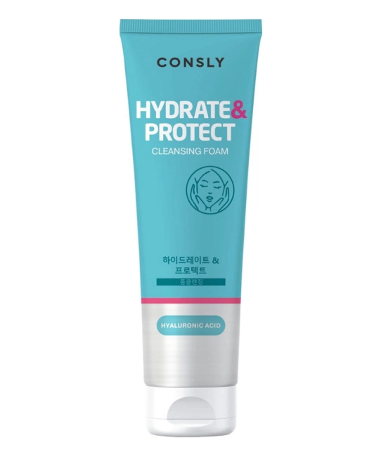 Consly Пенка для умывания лица увлажняющая с гиалуроновой кислотой, 120мл