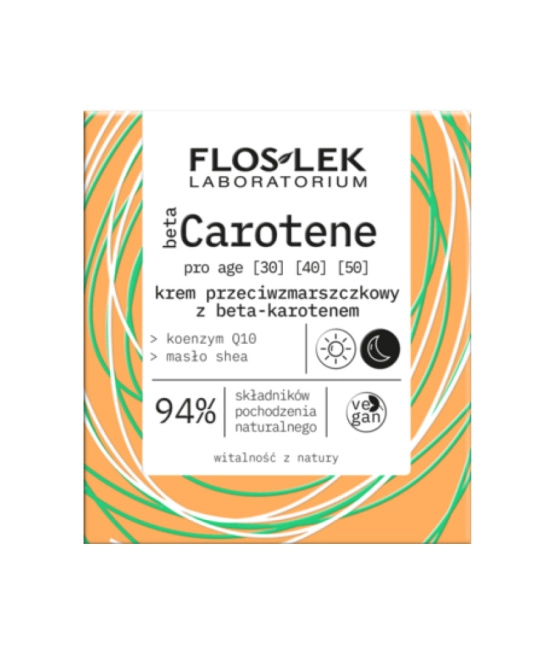 Floslek Крем для лица увлажняющий ночной betaCAROTENE, 50мл (2)