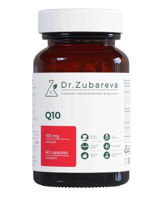 Dr. Zubareva Коэнзим Q10, 60 капсул, 170г (1)