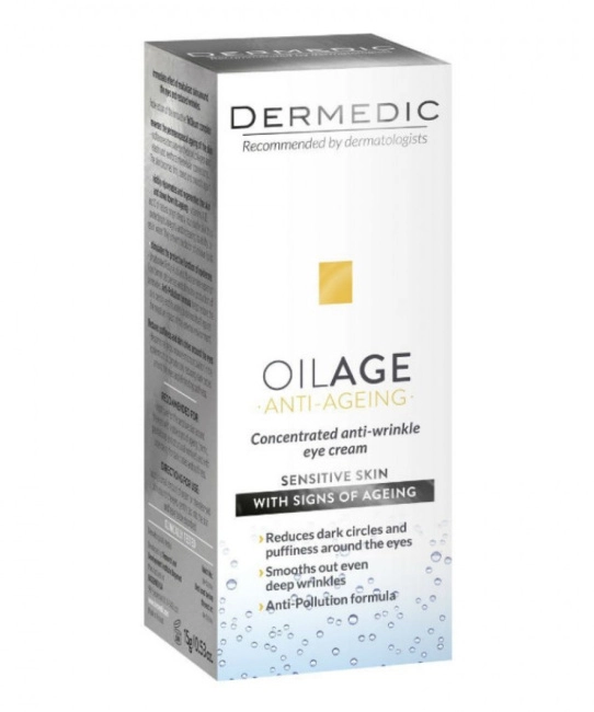 Dermedic Крем для кожи вокруг глаз OILAGE, 15мл (1)