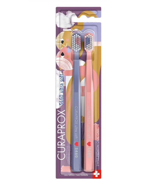 Curaprox Набор зубных щеток "ultrasoft", d 0,10 мм (2 шт.), 2шт