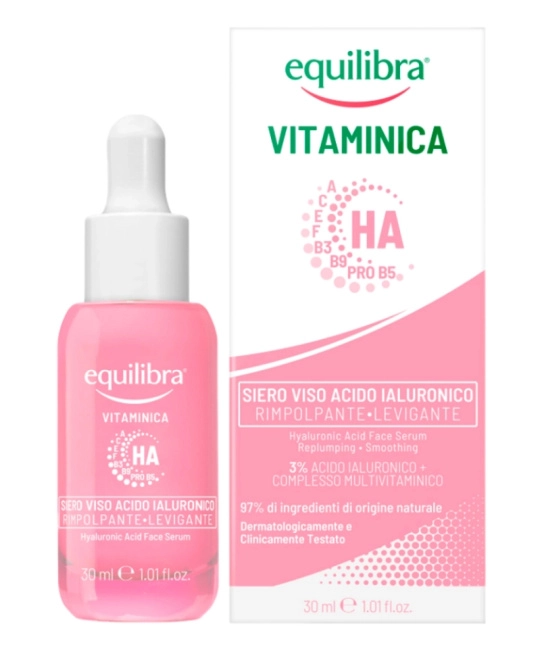 EQUILIBRA s.r.l. EQUILIBRA Сыворотка для лица с гиалуроновой кислотой Vitaminica, 30 мл, 30мл (1)