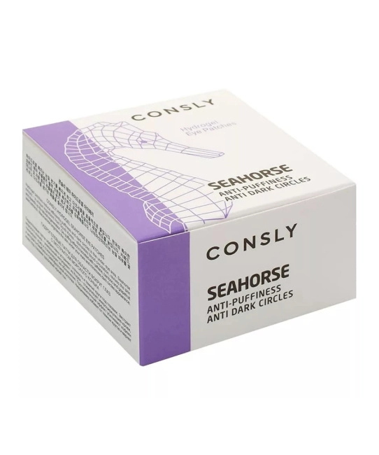 Consly Гидрогелевые патчи для области вокруг глаз с экстрактом морского конька, 60шт (5)