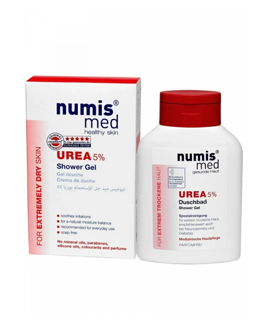 Numis med Гель для душа с 5% мочевиной для очень сухой кожи UREA, 200мл