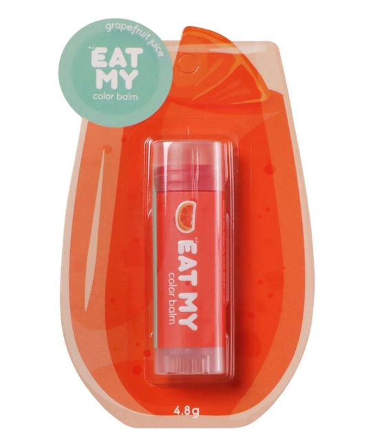 EAT MY Оттеночный бальзам для губ "Грейпфрутовый фреш", 4.8г