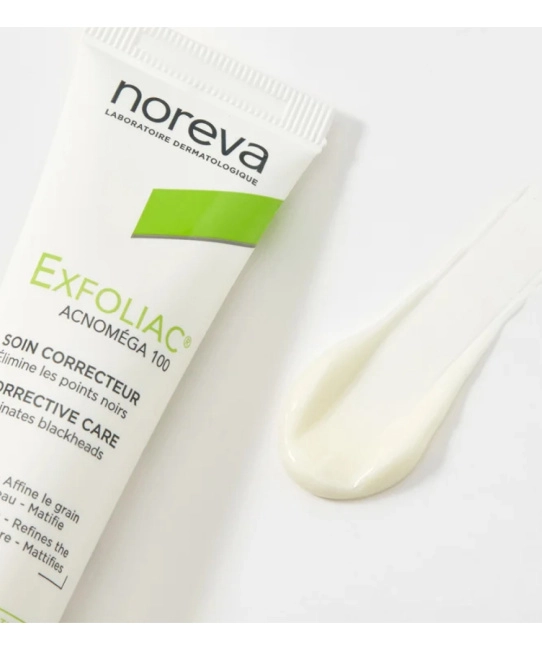 Noreva Крем корректирующий для лица Exfoliac Acnomega 100, 30мл (1)