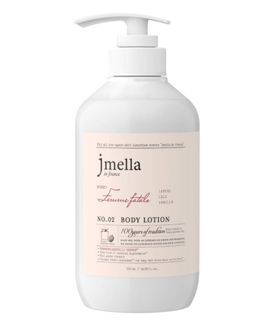 JMELLA Лосьон для тела парфюмированный "Роковая женщина" Femme Fatale Body Lotion, 500мл