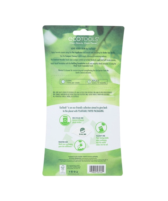 EcoTools Набор кистей для макияжа Love Your Skin, 4шт (4)