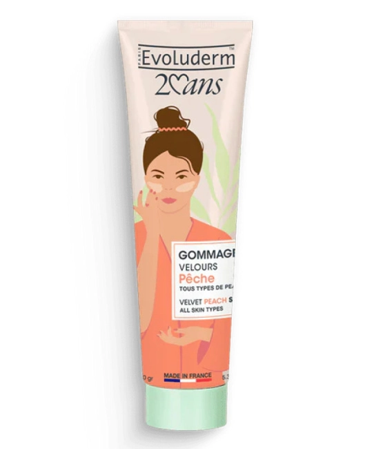 Evoluderm Скраб для лица Персик, 150г (2)