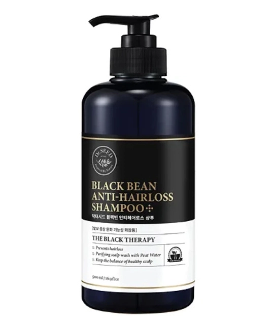 Dr.SEED Укрепляющий шампунь для волос Black Bean Anti-Hairloss Shampoo, 500мл