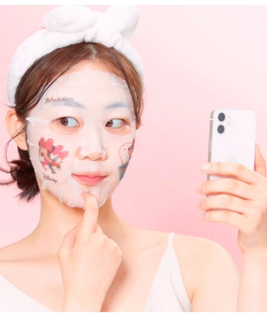JM Solution Маска тканевая питательная с экстрактом граната Selfie Nourishing Pomegranate Mask, 30мл (1)