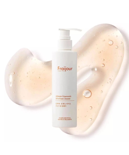 Fraijour Гидрофильное масло-пенка для лица Антивозрастное КРАСНЫЙ ЖЕНЬШЕНЬ, 210мл (1)