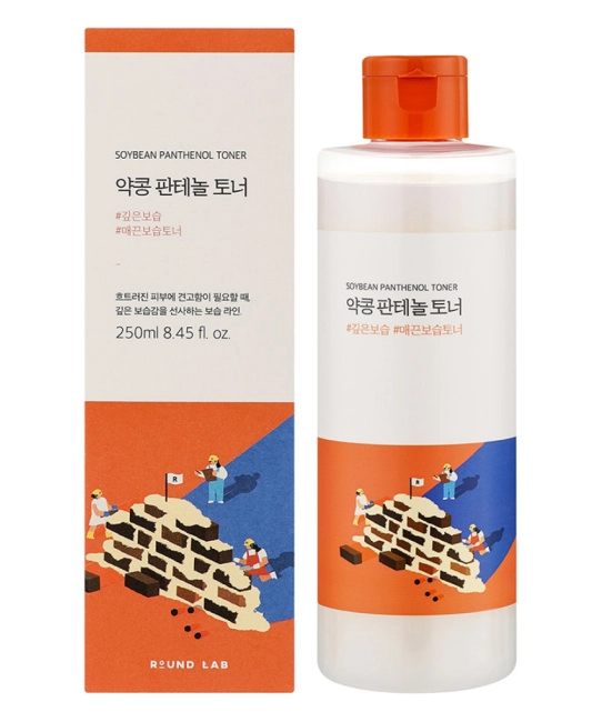 Round Lab ROUND LAB Восстанавливающий тоник для лица SOYBEAN PANTHENOL TONER, 250 мл, 250мл (1)