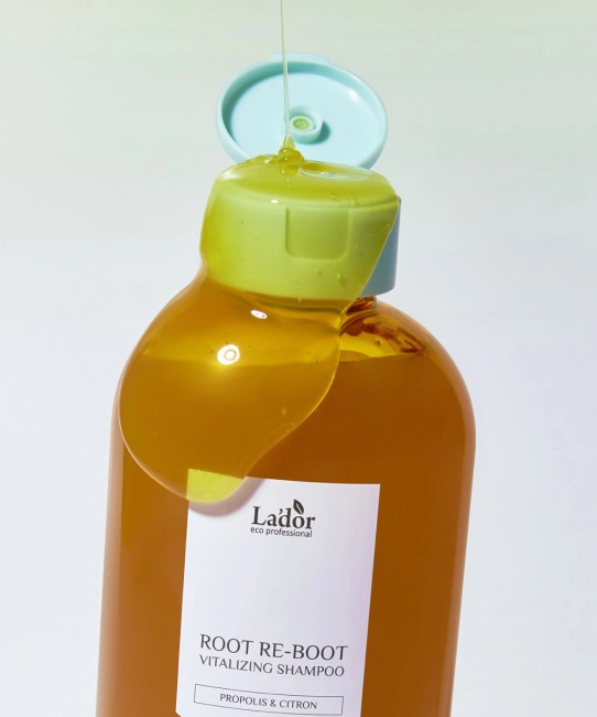 Lador Шампунь тонизирующий для сухой кожи головы ROOT RE-BOOTVITALIZING SHAMPOO (PROPOLIS & CITRON), 300мл (1)