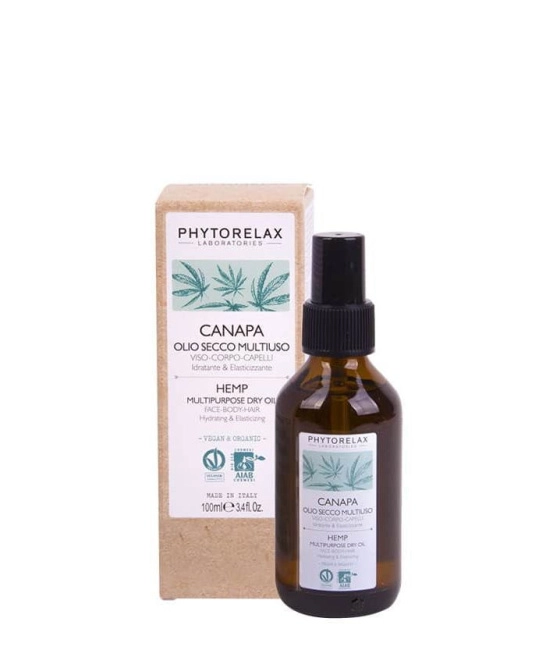 Phytorelax Многофункциональное масло семян конопли для лица, тела и волос Увлажнение и Эластичность, 100мл