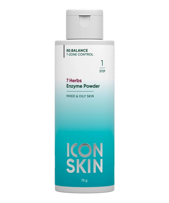 Icon skin Энзимная пудра для умывания 7 Herbs / 7 Herbs Enzyme Powder, 75мл