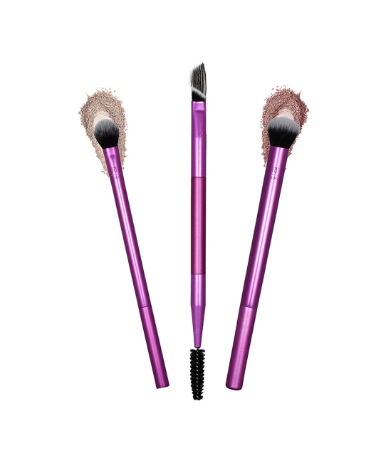 Real Techniques Набор кистей для макияжа глаз Eye Shade + Blend, 3шт (1)