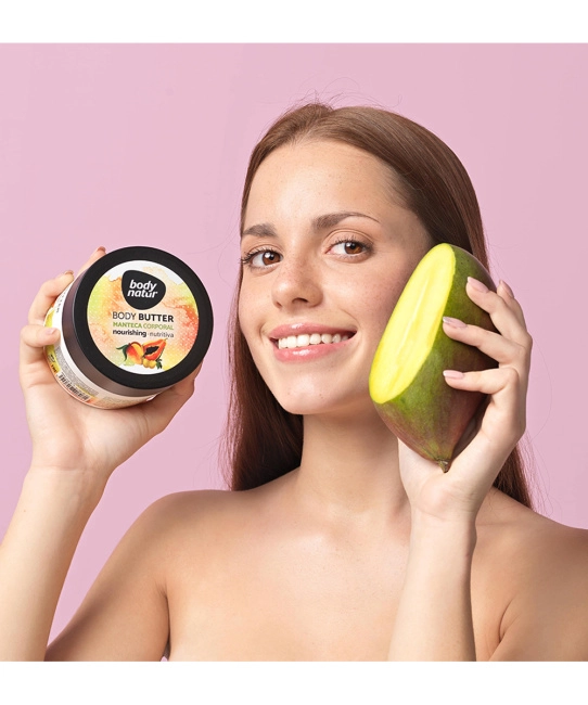 Body Natur Баттер для тела с манго, папайей и марулой, 300мл (3)