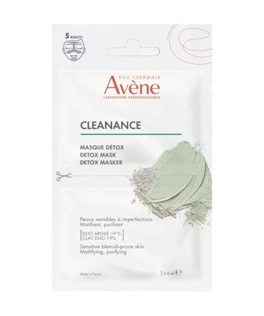 AVENE Маска-детокс для глубокого очищения Cleanance, 12мл