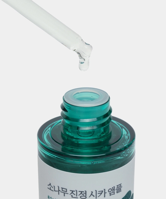 Round Lab Успокаивающая сыворотка для лица PINE CALMING CICA AMPOULE, 30мл (2)