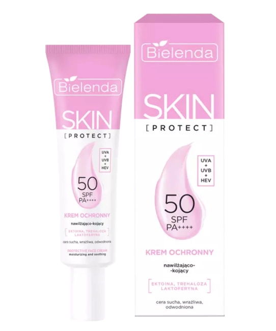 Bielenda Защитный крем SKIN PROTECT SPF 50 увлажняющий и успокаивающий, 40 (1)