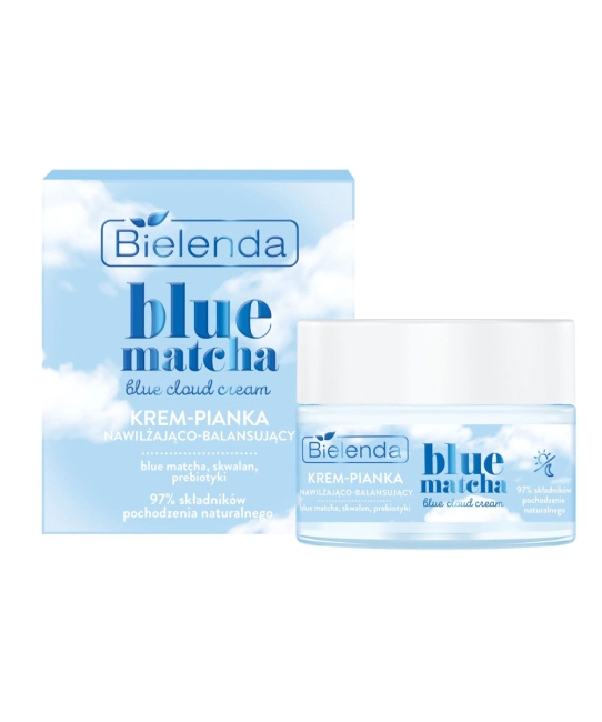 Bielenda Крем увлажняющий балансирующий BLUE MATCHA, 50мл (1)