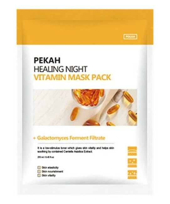 PEKAH Вечерняя витаминная тканевая маска, 25мл