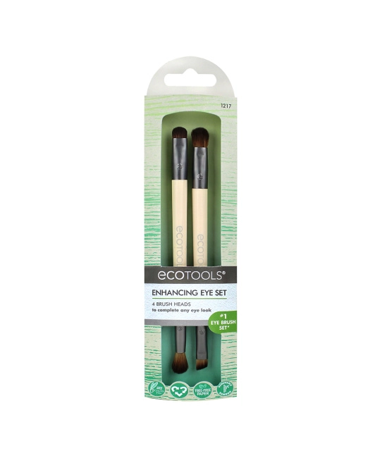 EcoTools Набор кистей для макияжа глаз The Enhancing Eye, 2шт (3)