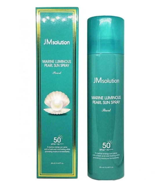 JM Solution Спрей солнцезащитный с экстрактом жемчуга MARINE LUMINOUS PEARL SUN SPRAY PEARL, 180мл (2)