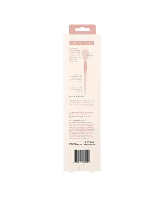 EcoTools Кисть для хайлайтера Luxe, 1шт (2)