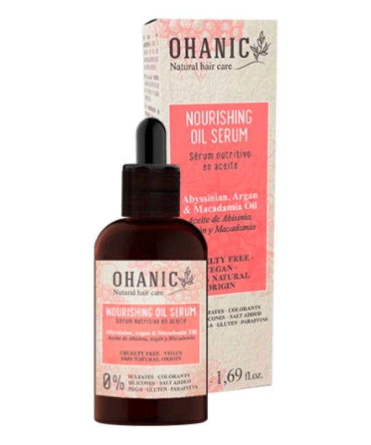OHANIC OHANIC Сыворотка питательная для волос (содержит смесь масел арганы, абиссинского масла и макадамии) Nourishing Oil Serum, 50 мл, 50мл