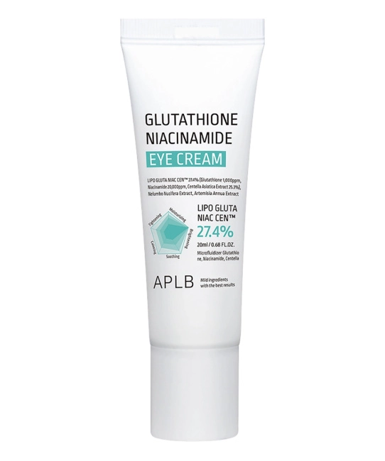 APLB Крем для кожи вокруг глаз с глутатионом и ниацинамидом GLUTATHIONE NIACINAMIDE EYE CREAM, 20мл