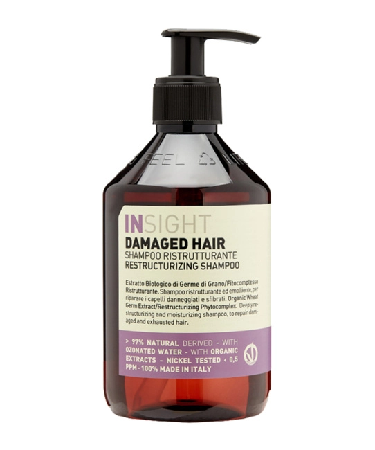 INSIGHT Микс DAMAGED HAIR: Шампунь для поврежденных волос + саше, 400мл