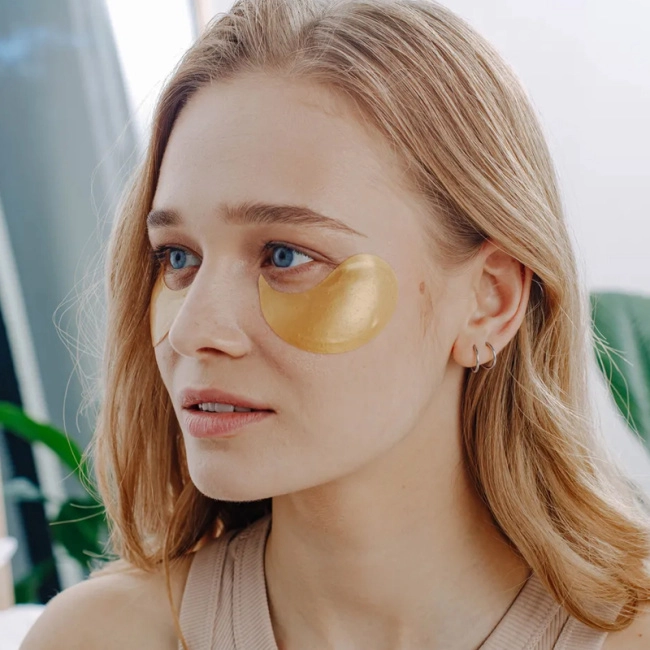 DIZAO Гидрогелевые золотые патчи "100% коллаген", 60шт (3)