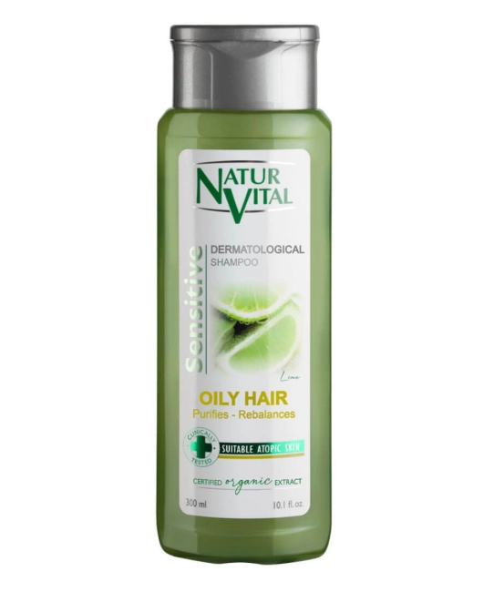 Natur Vital Шампунь для жирных волос Лайм, 300мл