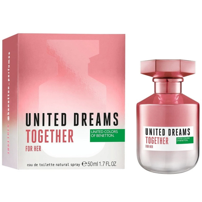 Benetton Туалетная вода для женщин United Dreams Together for Her, 50мл